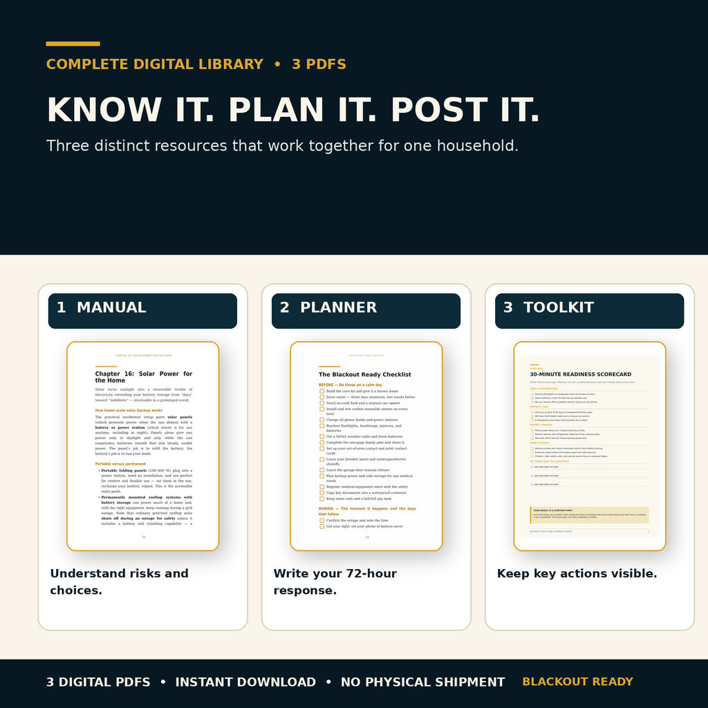 Blackout Ready Complete Digital Library – 3-PDF Bundle