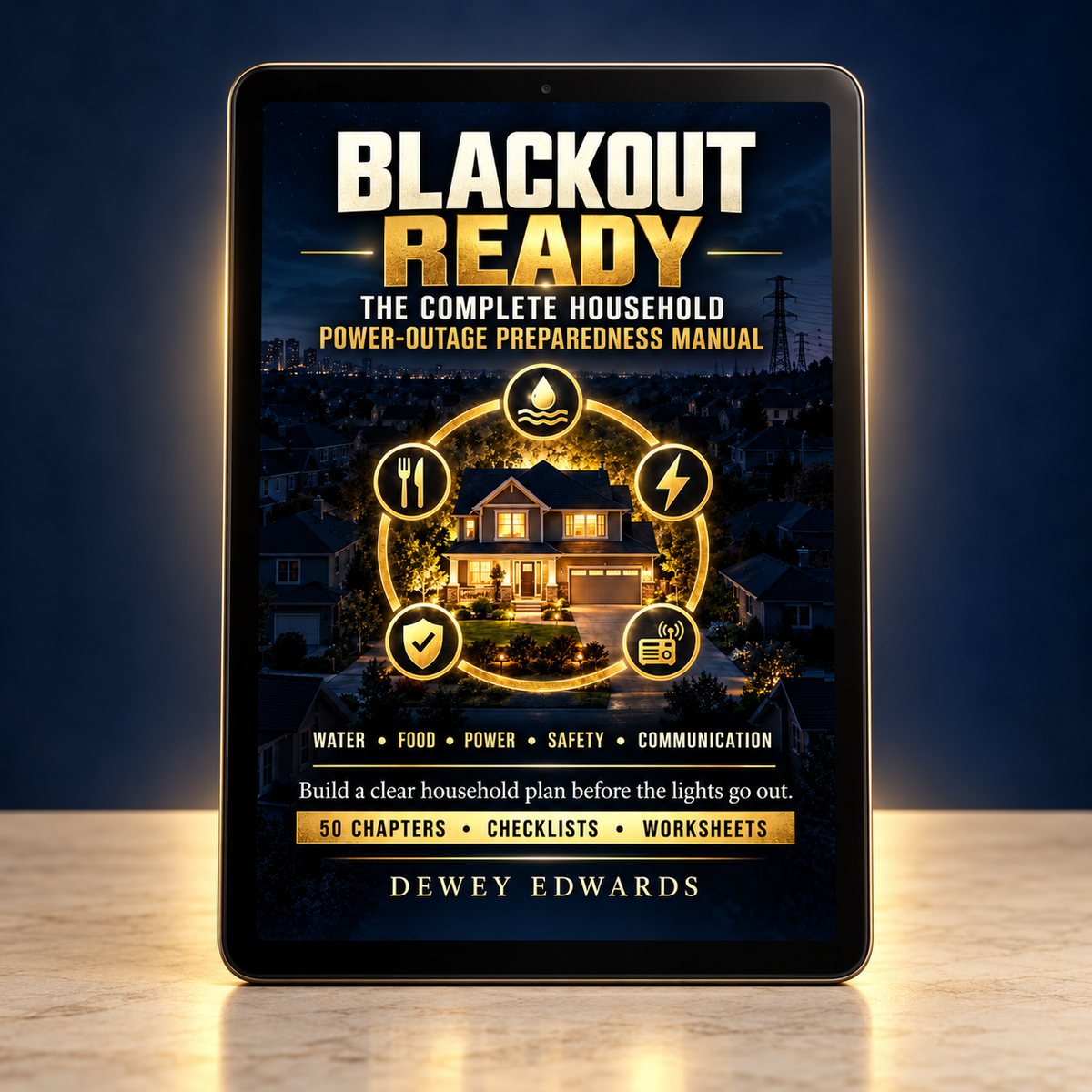 Blackout Ready: The Complete Household Power-Outage Preparedness Manual -Digital PDF