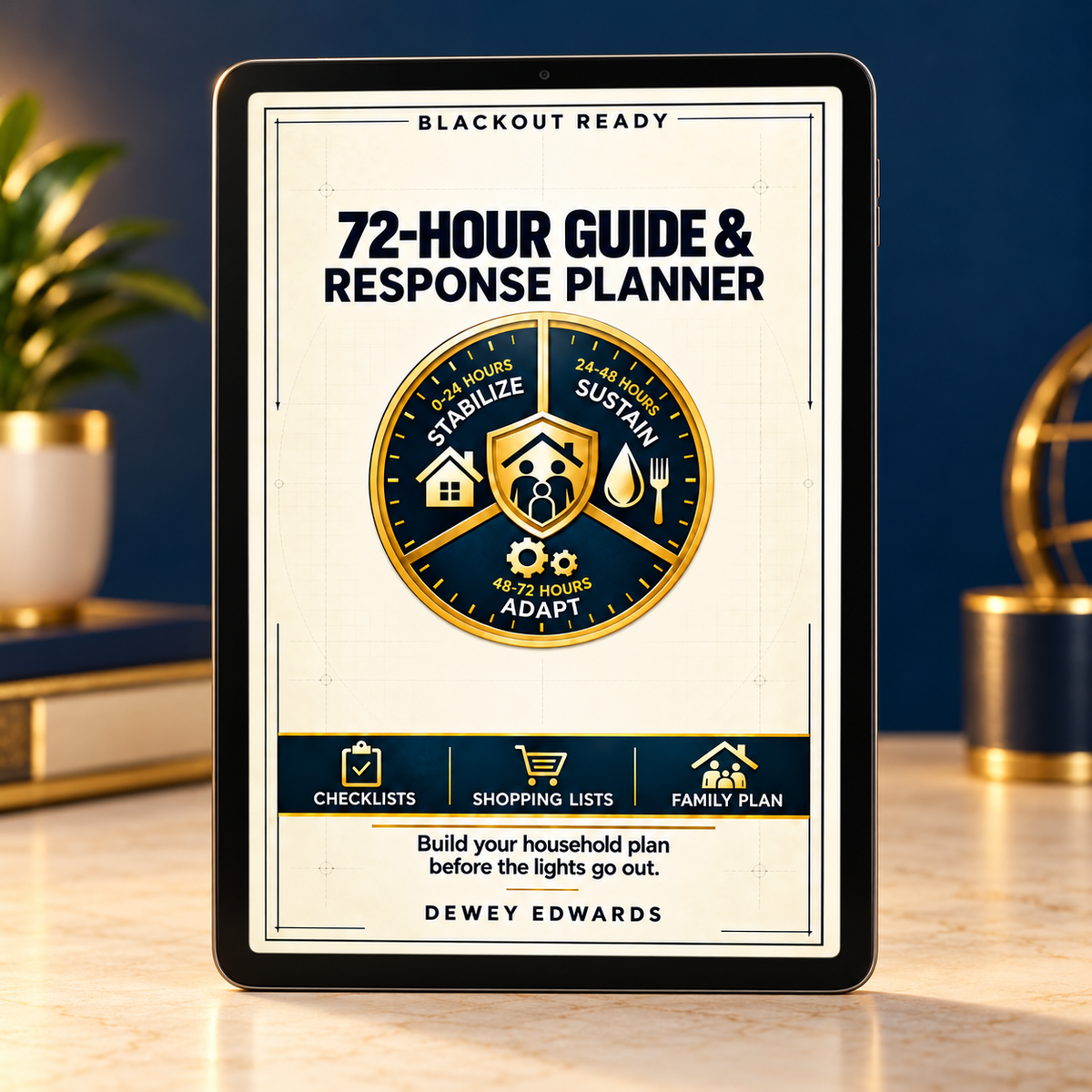 Blackout Ready 72-Hour Guide & Response Planner – Digital PDF